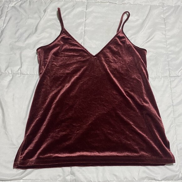 Old Navy - Velour V Neck Cami - Picture 1 of 2